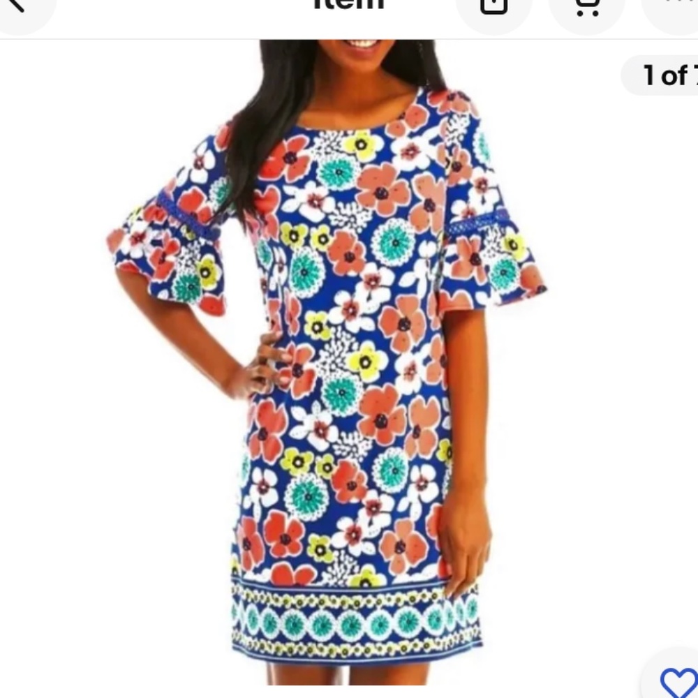 Crown & Ivy floral sheath dress . Worn once